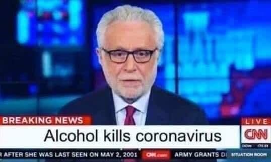 CNN إدعاء شرب الكحول يعالج كورونا