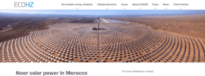 Noor solar power in Morocco - ECOHZ فتبينوا