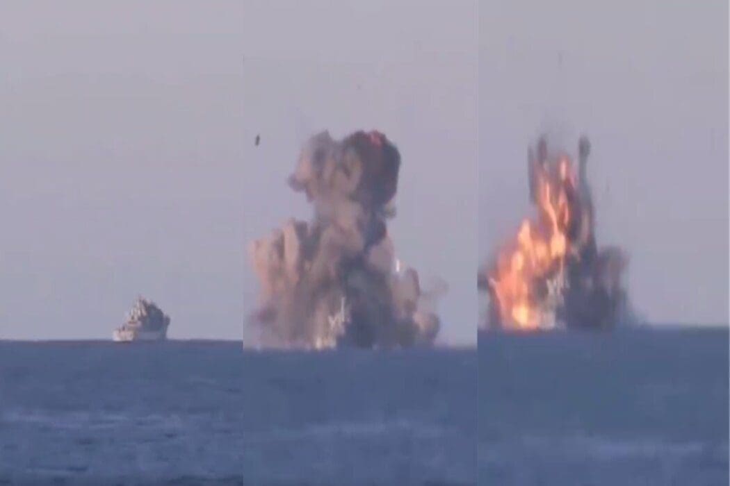 ادعاء قصف الطراد الروسي