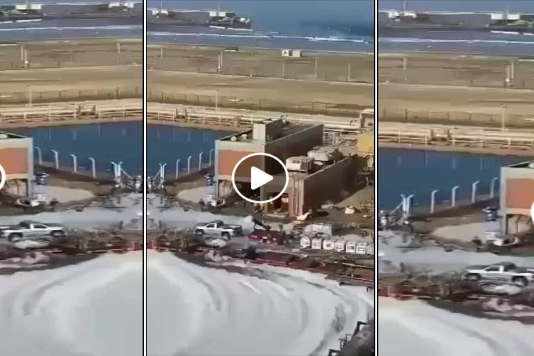 هذا المقطع قديم ولا علاقة له بقصف شركة أرامكو الحديث