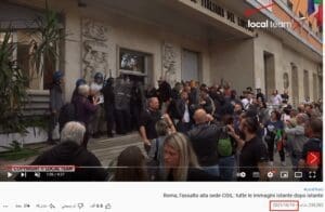 ادعاء احتجاجات في إيطاليا بعد استقالة رئيس الوزراء