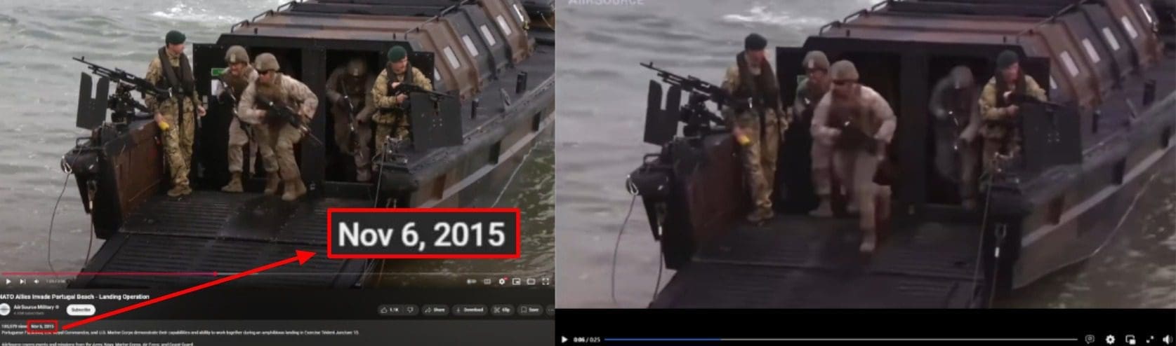 مقارنة 2 - القوات البحرية الأمريكية