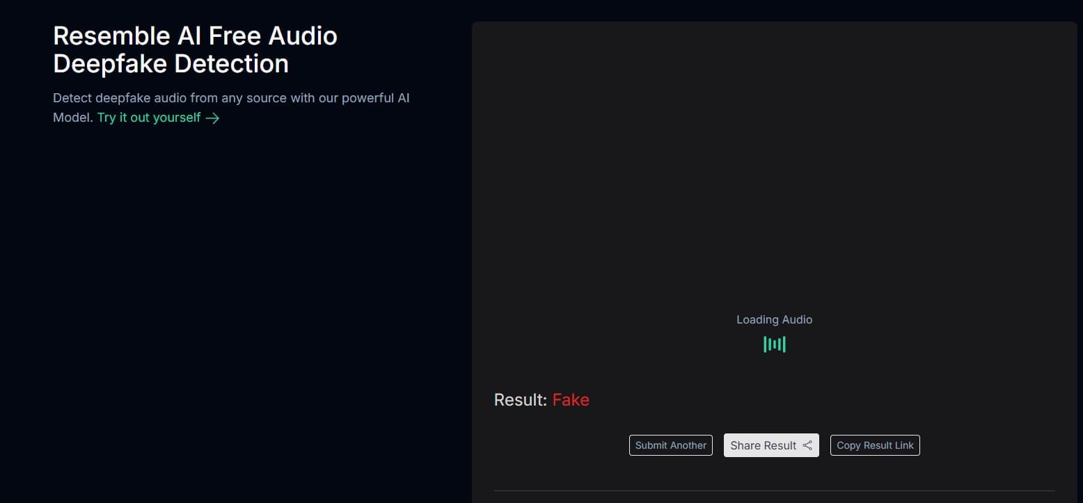 نتيجة فحص الصوت المسموع في مقطع الادعاء - إسرائيل الكبرى